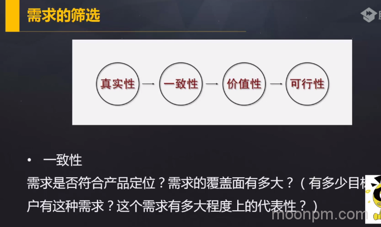 需求筛选方法之一致性